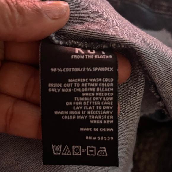 Kut from the kloth new jean jacket size 1X - Picture 5 of 5